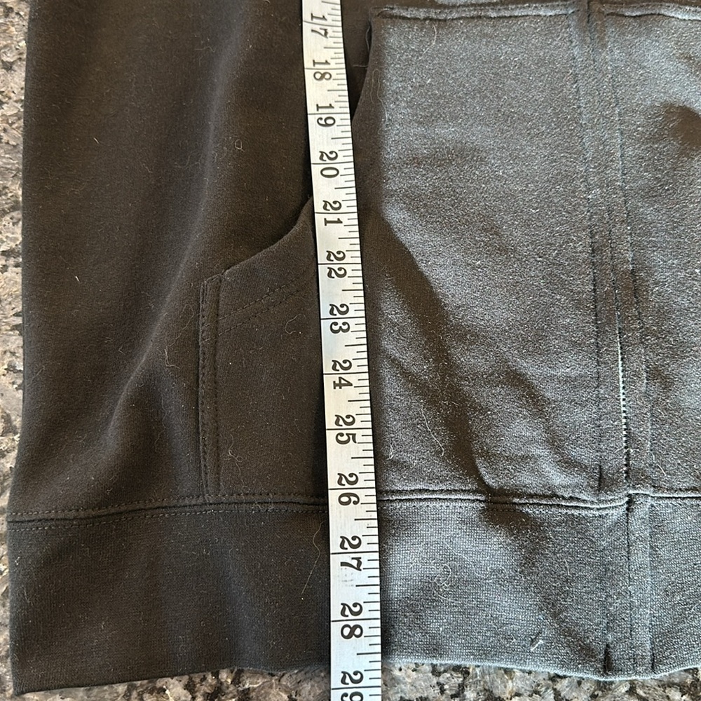 THE CHOSEN HOODIE‎ SIZE L ZIPPER Front W/POUCH pockets BLACK - FISH GRAY/TEAL - Picture 3 of 4
